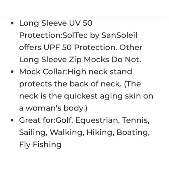 SanSoleil SolTek UPF 50 Cooling 3/4 Zip Golf Shirt Raspberry Pink Women Size L - Picture 13 of 13